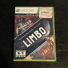 Microsoft Triple Pack Limbo Trials HD Splosion Man Xbox 360 Action Platformer N…