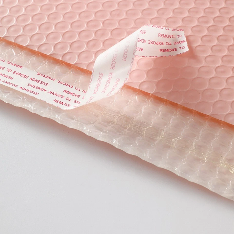 20pcs set of 6*10'' Nude pink bubble bag thickened co-extrusion film bubble - Image 4 of 4