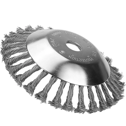 Trimmer Head Grass Trimming Tools Steel Wire Wheel Garden Weed Brush Lawn Mower - Picture 5 of 9
