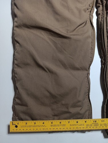 Vintage Cabelas Cargo Hunting Pants Waterfowl Down Puffer Brown Mens Large 32X30 - Picture 18 of 23