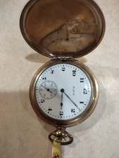 Elgin antique pocket watch Hunter case