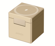 Anker 3-in-1 Cube MagSafe Fast Charging Wireless Charger for Apple (Gold⚡️)