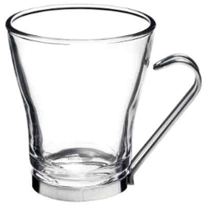 Bormioli Rocco Packung 3 Cups Oslo Cappuccino Glas 22 CL Ohne Untertasse