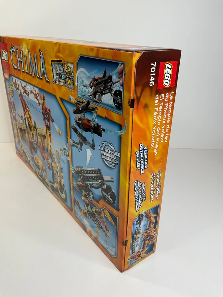 LEGO Flying Phoenix Fire Temple 70146 2014 Legends of Chima nueva caja sellada Foto 4 de 4