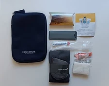 New Asiana Airlines Amenity Travel Toiletry Cosmetic Kit Bag Pouch by L’Occitane
