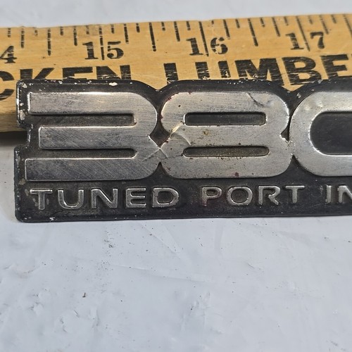 85 86 87 88 89 90 BUICK OEM 3800 TUNED PORT INJECTION Emblem Logo Badge USED - Picture 2 of 5