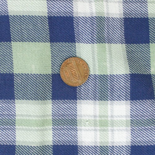RRL Double RL Key West Green/Blue Twill Plaid Short Sleeve Work Shirt XS Ralph - Picture 8 of 10