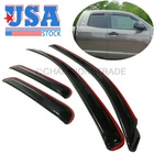 US IN-CHANNEL Window Visor Sun Rain Guard For 2007-2021 Toyota Tundra Double Cab