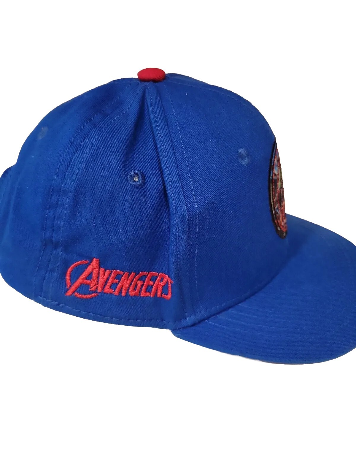 Kids Marvel Avengers Hat Patch Logo Snapback Blue Youth Baseball Cap eBay