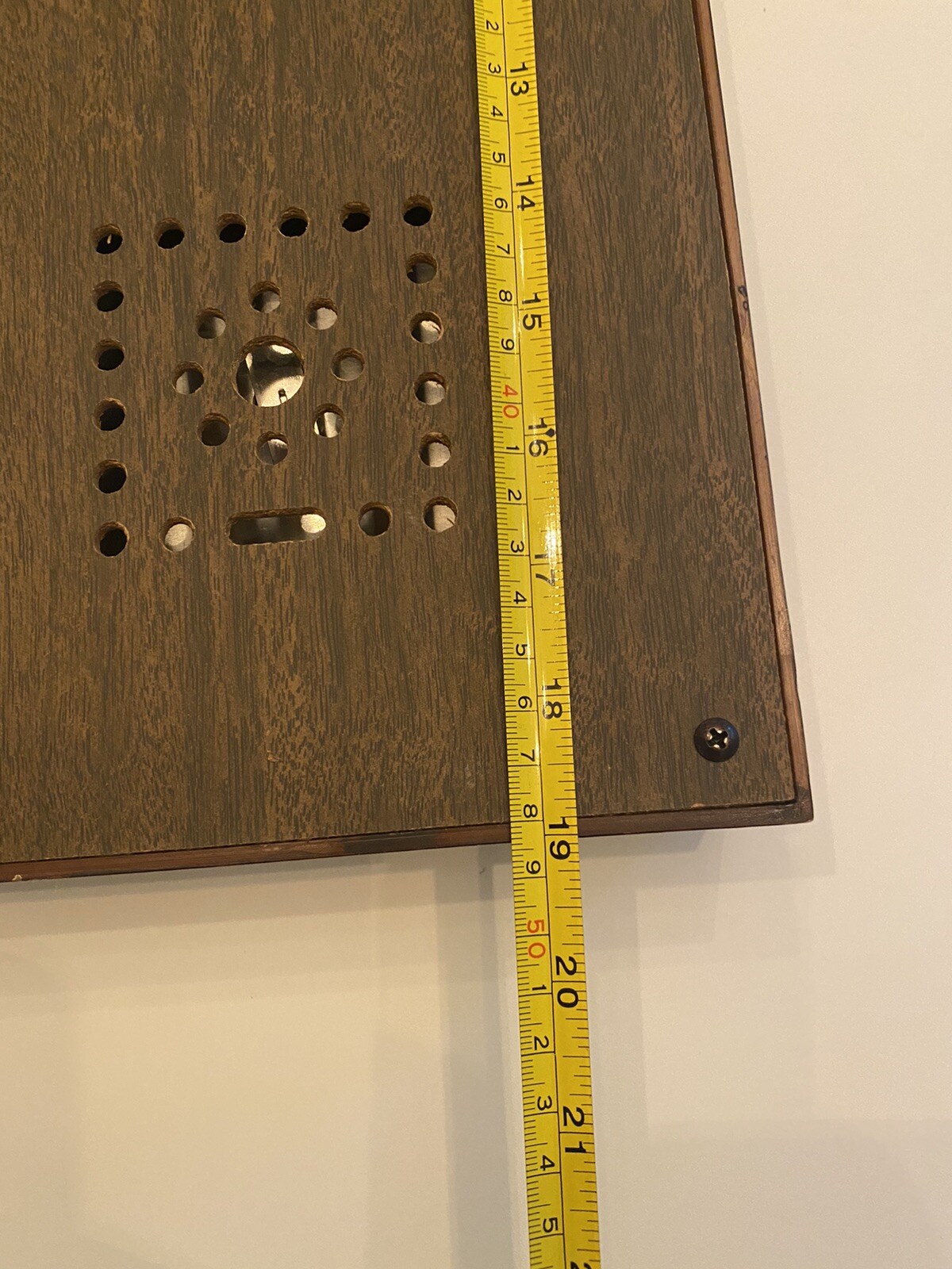 Springfield Barometer Weather Station Faux Wood Temp Vintage Mcm Mid Century