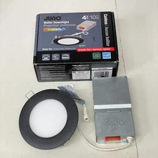 Juno WF4 SWW5 90CRI MW M6 round Baffle LED Downlight, 120 Volts, 2700K/3000K/350