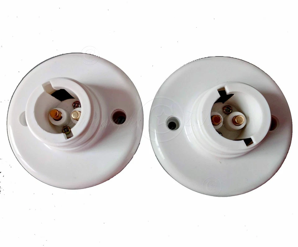 Wired B22 Socket Bayonet Base LED Bulb Lamp Holder Adapter For UK/US/AU/EU Home - Image 4 of 4