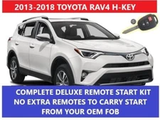 Fits:Toyota RAV4 H-KEY Plug & Play Remote Start Complete Kit 2013-2018