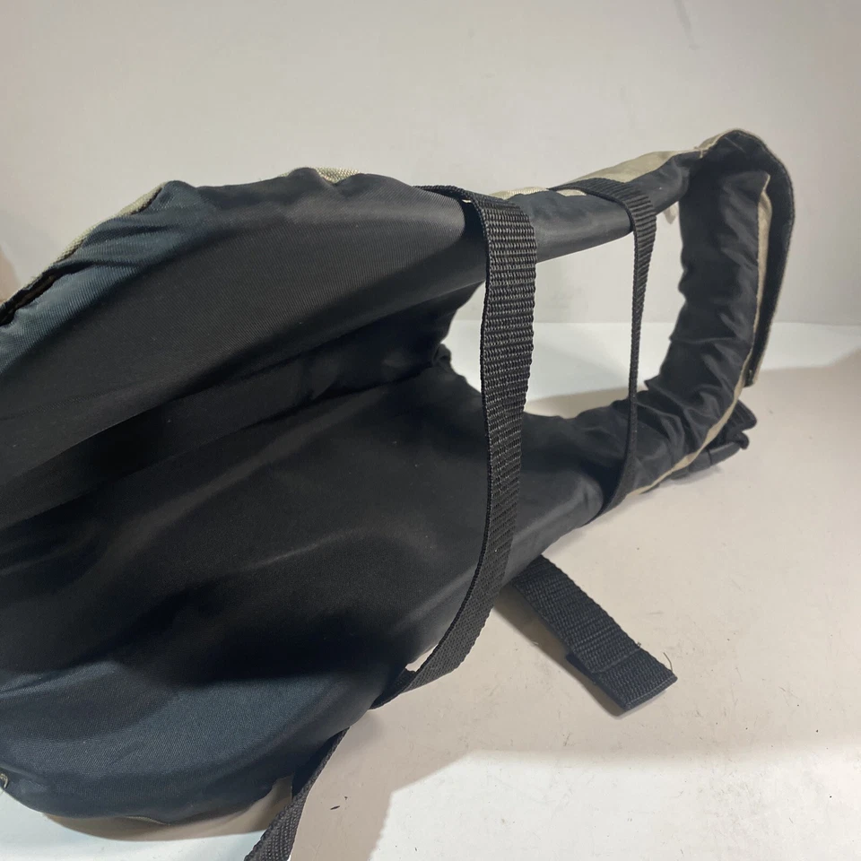 MTI Adventurewear Dog Canine Adjustable Life Jacket  Tan/ Black - Image 3 of 4