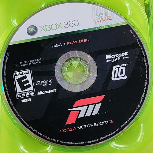 Forza Motorsport 3 Xbox 360 CIB, include manuale, testato e funzionante - Foto 8 di 24