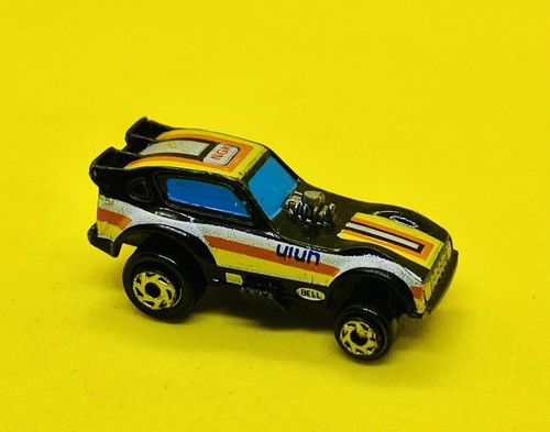 Vintage Micro Machines Plymouth Arrow Funny Car Black 1988 Galoob - Picture 3 of 5