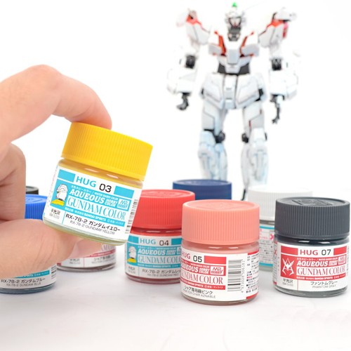 Gunze Mr.Hobby Aqueous Gundam Water-Based Color HUG01~09 (10ml) Multiple Options - Picture 2 of 11