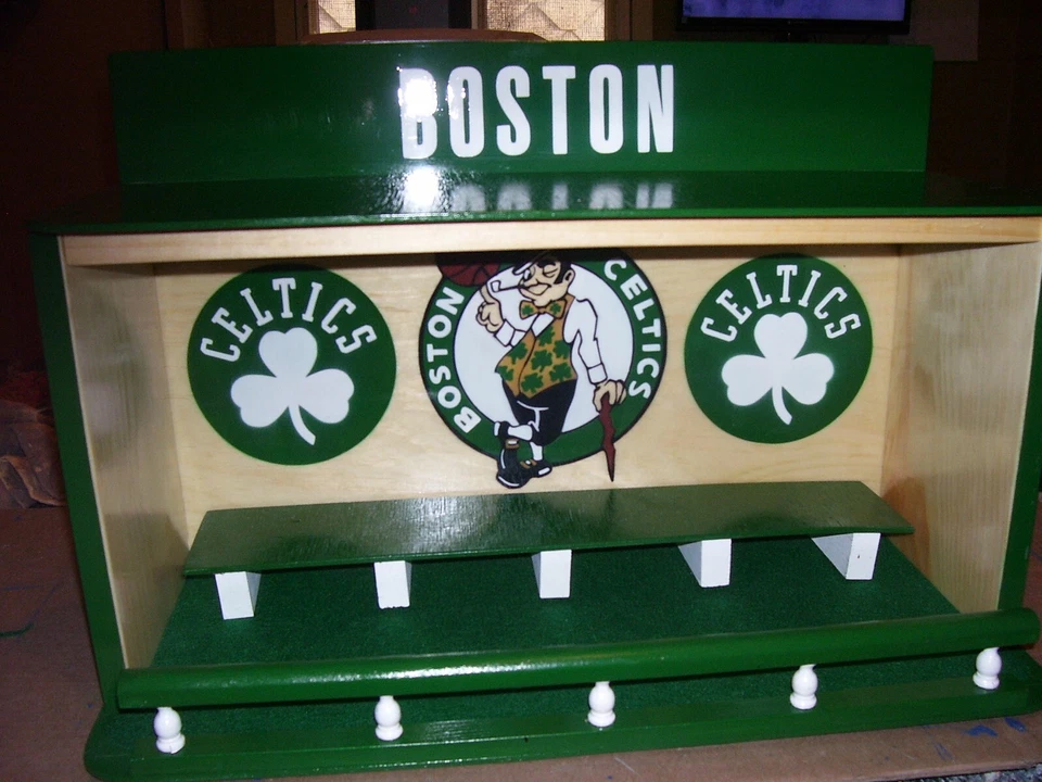 Larry Bird Boston Celtics cabeza bobble vitrina envío desmontado Foto 2 de 4