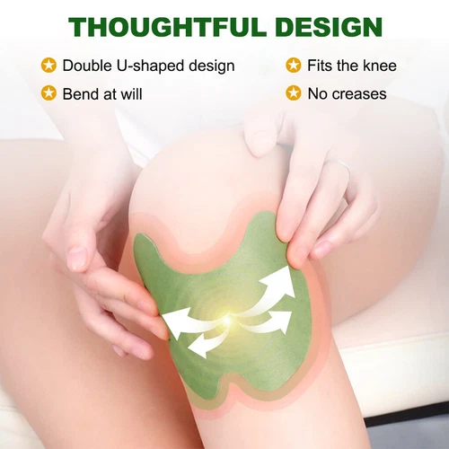 12-180Pcs Knee Wormwood Pain Relief Patches Herbal Pads Plaster Joint Sticker - Picture 3 of 10