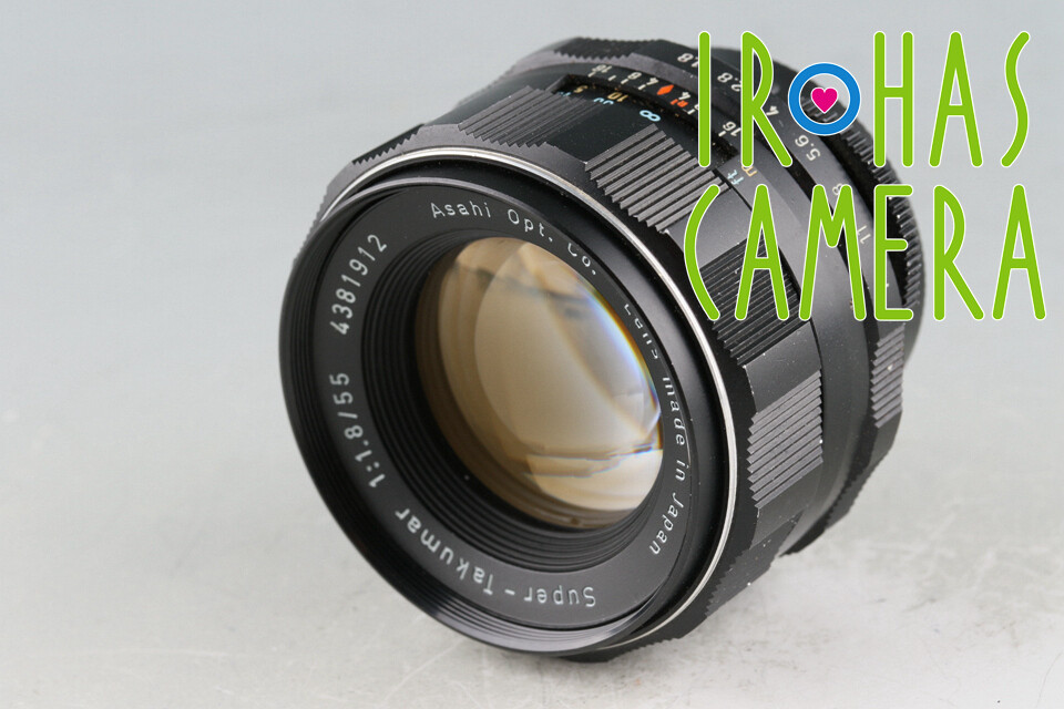 Asahi Super-Takumar 55mm f/1.8 M42 レンズ Asahi Pentax Super-Takumar 55mm F/1.8 Lens for M42 Mount #53109 C3