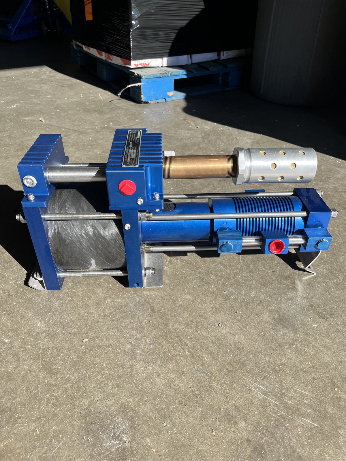 7GDS7CO2 Two Stage Air driven gas booster Hydraulics International