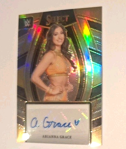 2024 Panini Select Signatures Slv #AGR Arianna Grace Autograph WWE NXT Star Auto