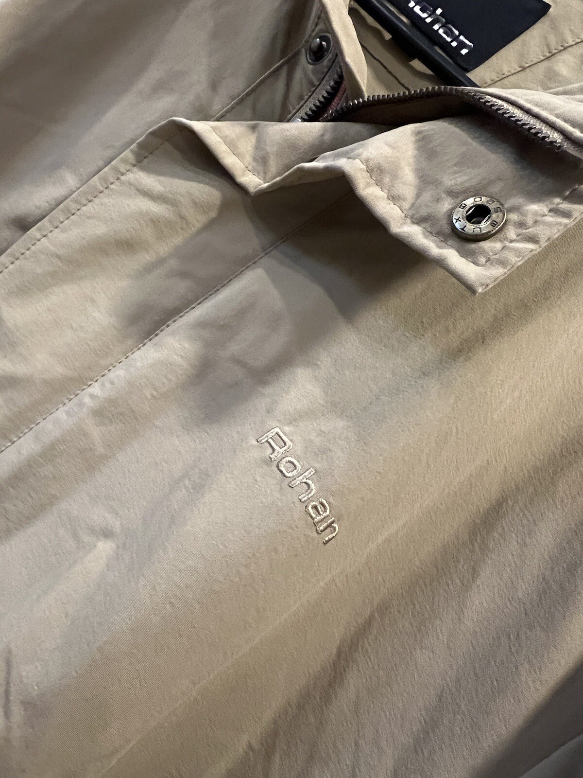 Rohan Men's Jacket UK Size L Zipped Pockets Hooded Rainmac Coat Large