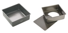 MASTERCLASS NON STICK DEEP 23CM SQUARE  LOOSE BASE CAKE TIN HB35