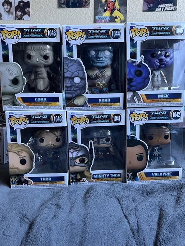 complete thor love and thunder funko pop collection