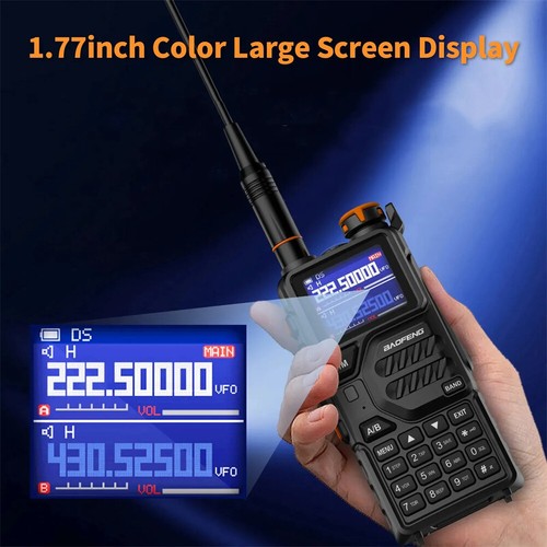 BaoFeng UV-K5 Plus Two Way Radios 999CH Dual Band VHF/UHF FM Radio Walkie Talkie - Picture 3 of 10