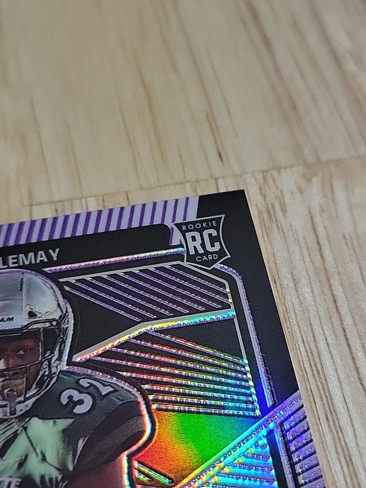 2020 Obsidian Draft Picks BENNY LEMAY Purple Electric Etch /49 #42 Rookie RC SP - Image 3 of 4