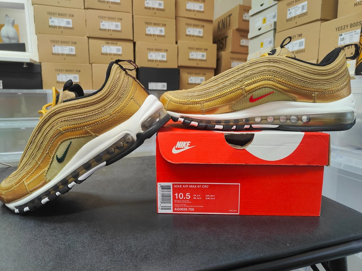 Air max 97 cheap cristiano ronaldo metallic gold