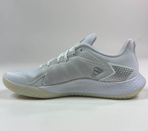 Adidas Defiant Speed Womens 10 White Silver Tennis Shoes Sneakers Low ID1510 - Picture 3 of 9