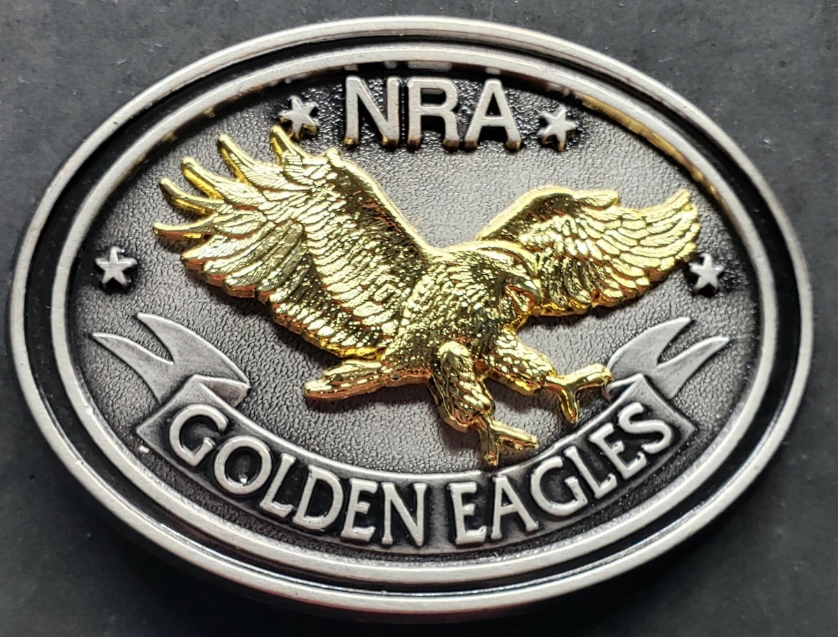 Nra golden eagles belt buckle cheap