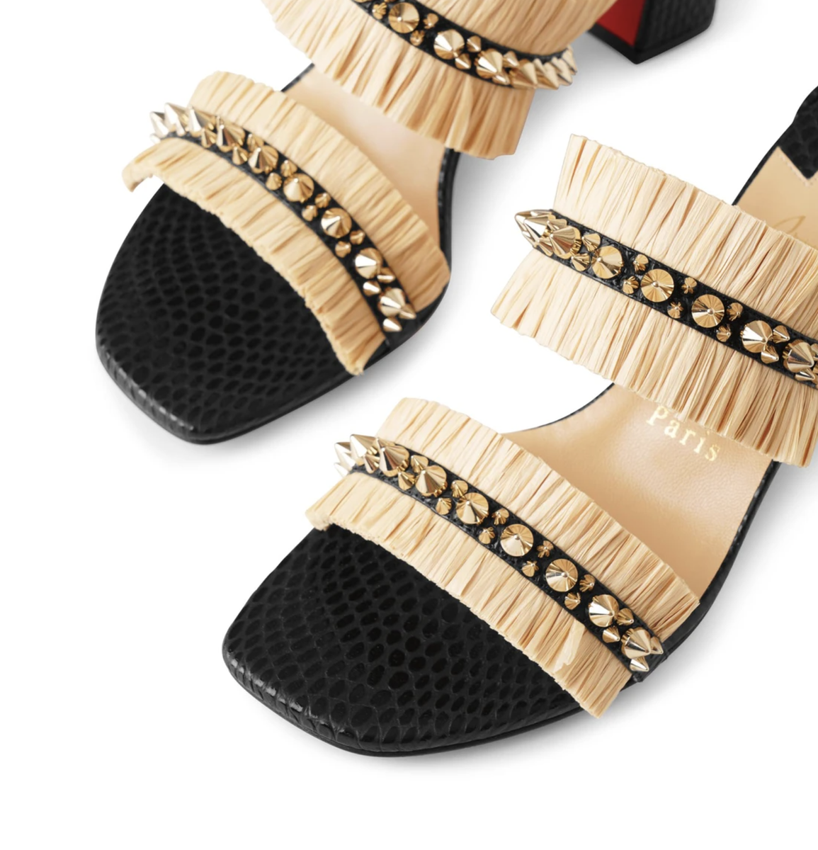 【関税込み】Christian Louboutin 55 mm CHRISTIAN LOUBOUTIN Marivodou 55 Mule Sandals Z7930 Size 37