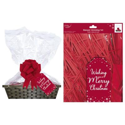 Red Hamper Dressing Set