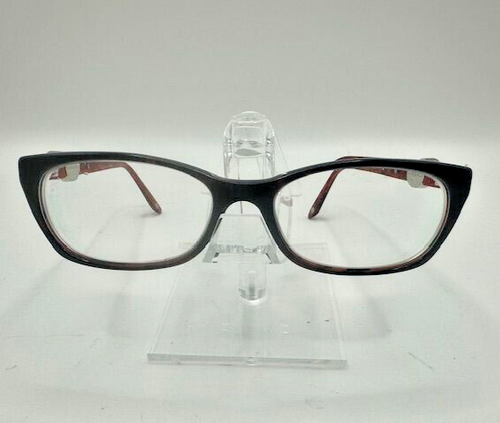 Monturas de gafas de diseñador Versace mod 989 negro/rojo animal print 53-16-135 - Imagen 3 de 15