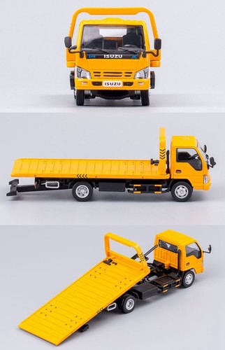 1/64 GCD N series Flatbed Truck White LHD Model Alloy Toy Diecast Car - Picture 10 of 24