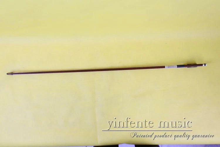 New 4/4 Violin Bow Brazilwood Violin Bows Ebony Frog Balance Natural Bow Hair 1P - Image 3 of 4
