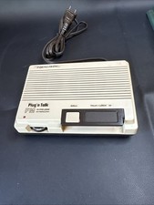 Vintage Realistic Plug N Talk 2 Station FM Wireless Intercom 43-207C Untested