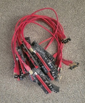 USB PCIe 3.0 GPU Mining Riser (Lot Of 10) 