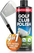 Golf Club Polish - Golf Club Head and Groove Cleaner, Rust Remover for Metal, Zi