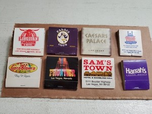 Lot 8 Nevada Casino Hotel Matchbooks All Unstruck Longhorn Palace Club Frontier