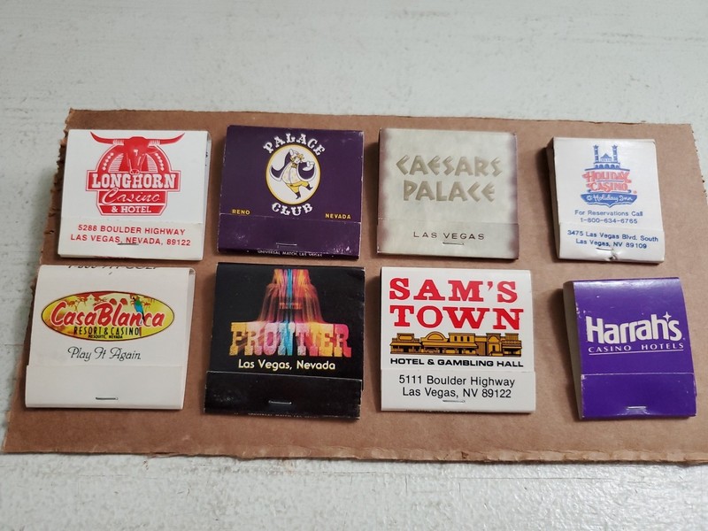 Lot 8 Nevada Casino Hotel Matchbooks All Unstruck Longhorn Palace Club Frontier