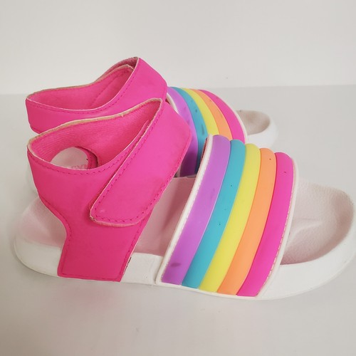 Gymboree Girls Rainbow Sandals Size 10 - Lightly Worn, Cosmetic Flaws - Picture 5 of 9