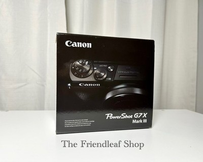 Canon PowerShot G7 X Mark III - 20.1MP Digital Camera- Black - NEW + SHIPS TODAY