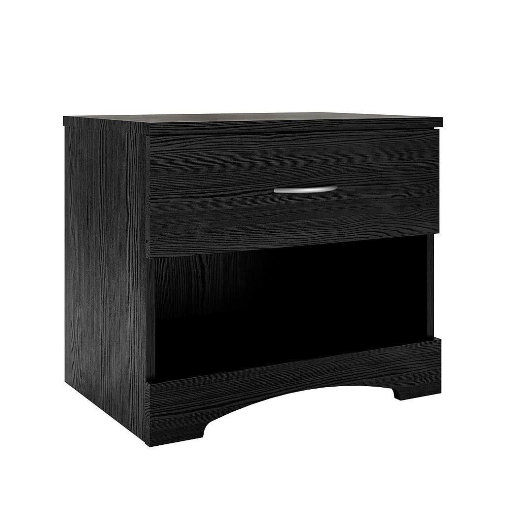 Ameriwood Home Crescent Point Nightstand- Black 5978325COM