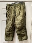 US Military OD Green M65 Field Cold Weather Pants Trouser Quilted M/S-R — photo 1