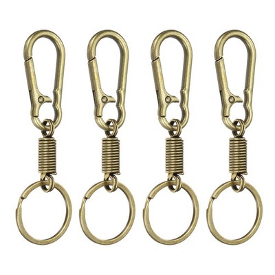 Für Key Chain Holder Clip 4er Set Schlüsselring Clip, Grün