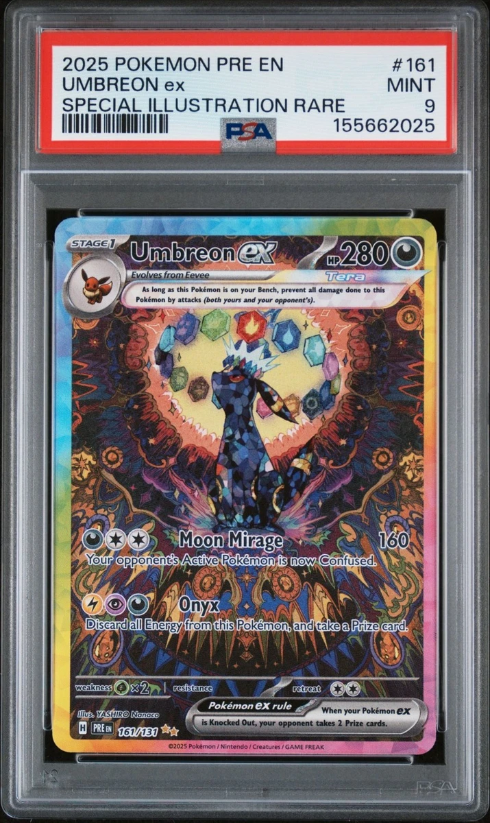 Umbreon ex Tera 161/131 ブラッキーEX sar Umbreon ex 161/131 Prismatic Evolutions for sale | eBay